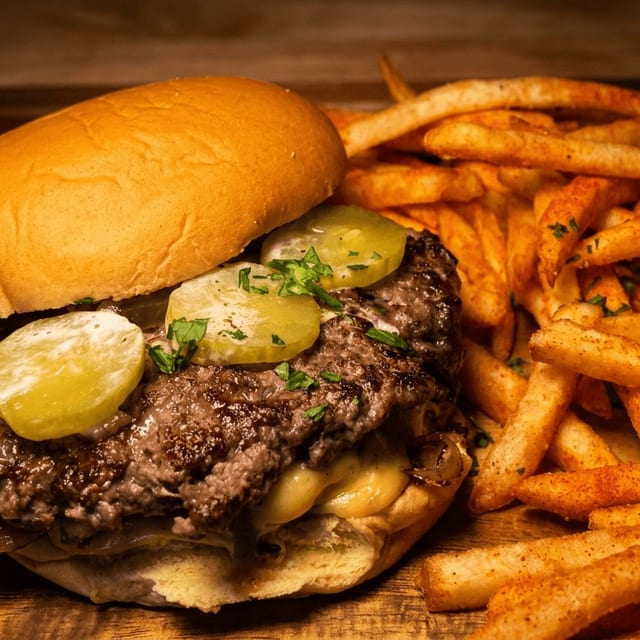 Lamb Smash Burger.