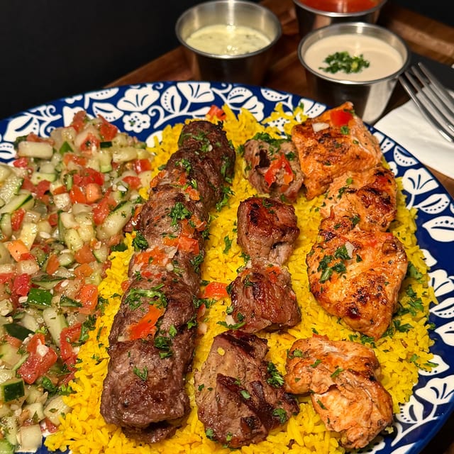 Mixed Grill Kabab.