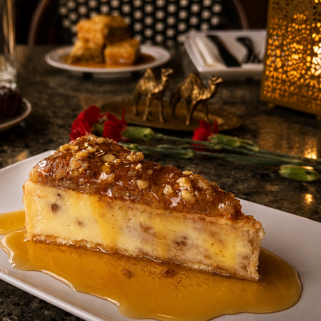 Baklawa Cheesecake.