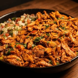 Chicken Shawarma Over Rice-