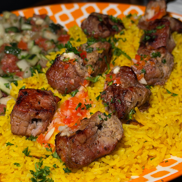 Beef Ribeye Kabab.