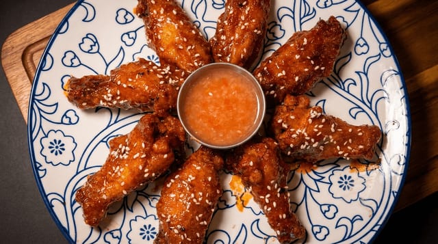 Toum Garlic BBQ Wings.