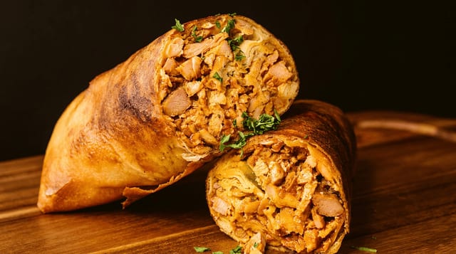 Crispy Chicken Shawarma.