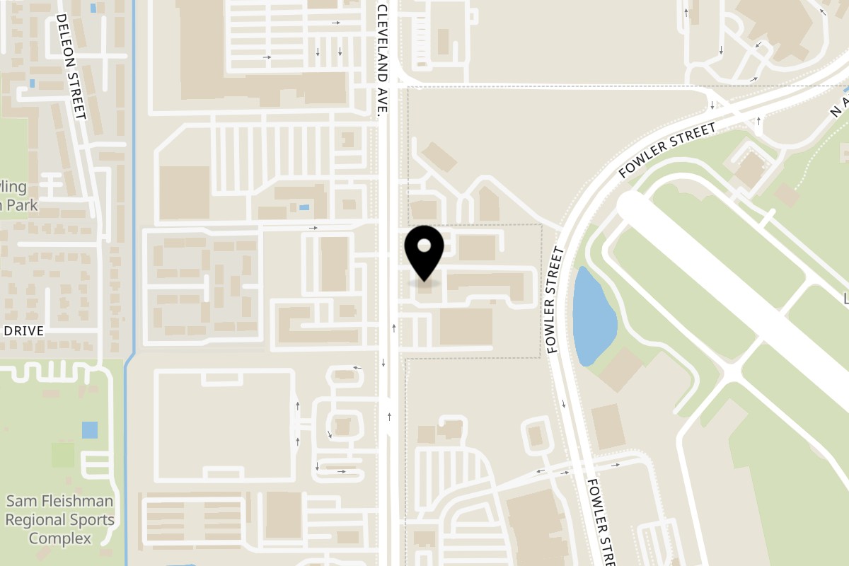 Map showing the location of Kabab Spot on 4805 S Cleveland Ave in Fort Myers